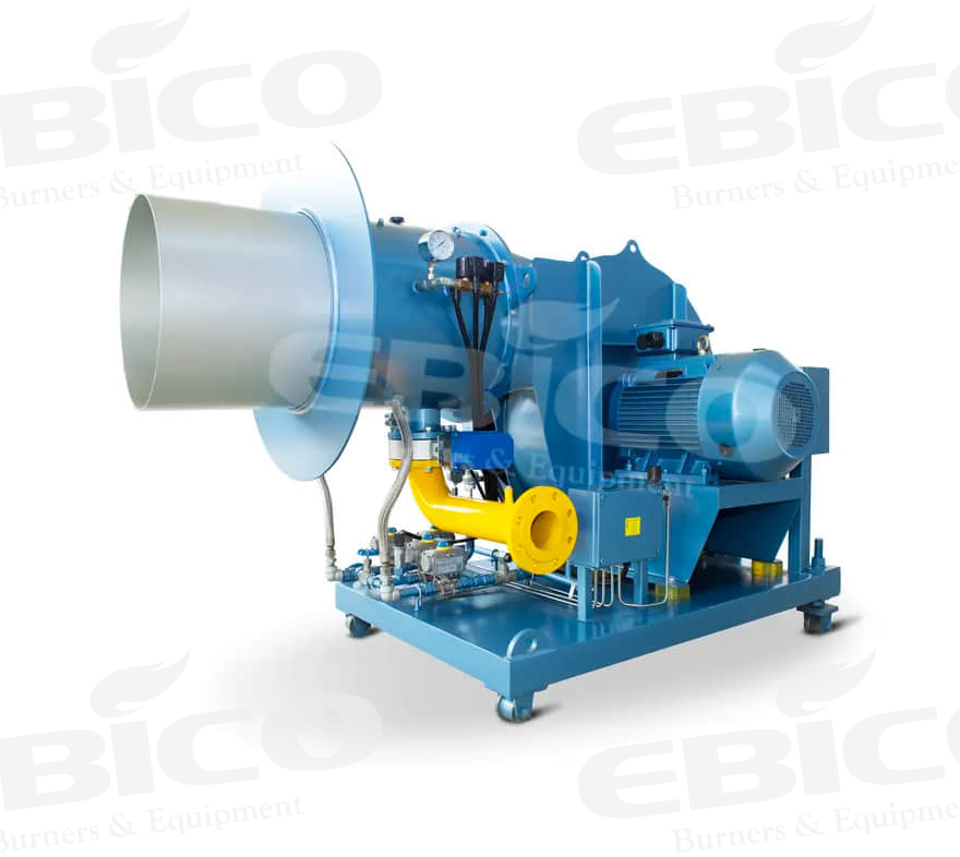 EBS-G Biogas Burner for the Asphalt Mixing Plant